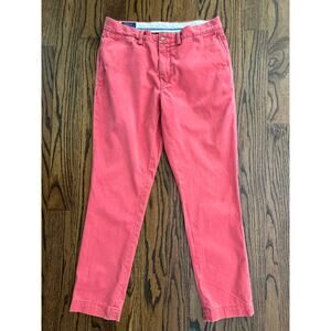Mens Y2K POLO Ralph Lauren Blue Label Bedford Chino SlimFit Preppy Nantucket Red
